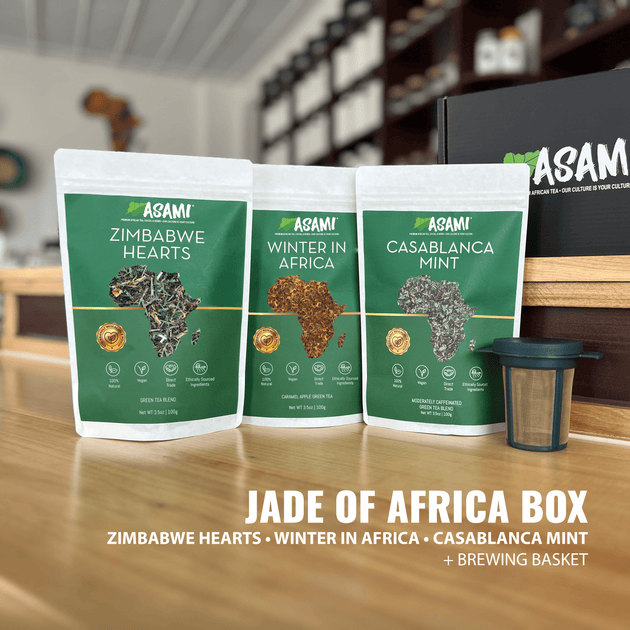 Jade of African Tea Box | Green Tea – Asami Tea Shop Jade of African Tea Box | Green Tea – Asami Tea Shop