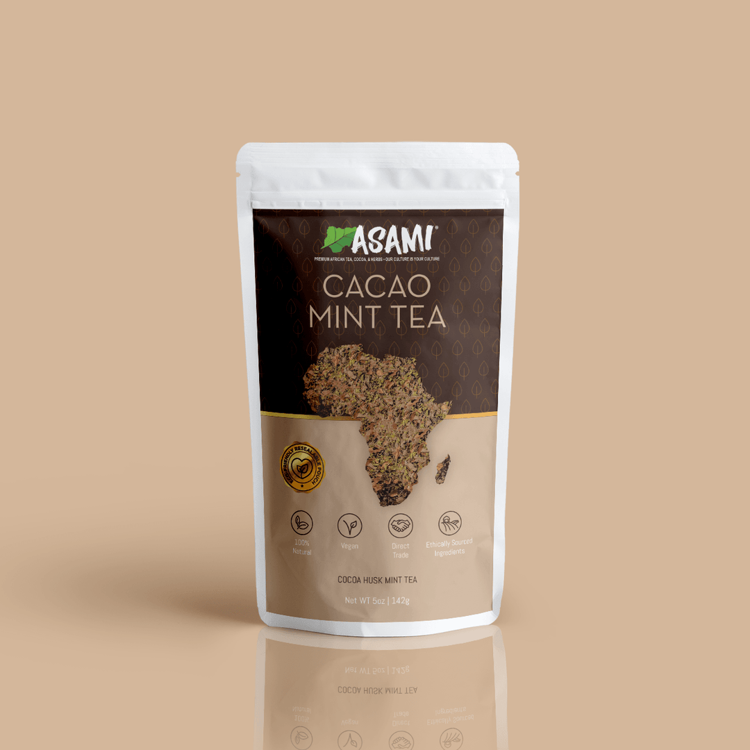 Cacao Mint Tea | Cocoa-husk mint blend – Asami Tea Shop