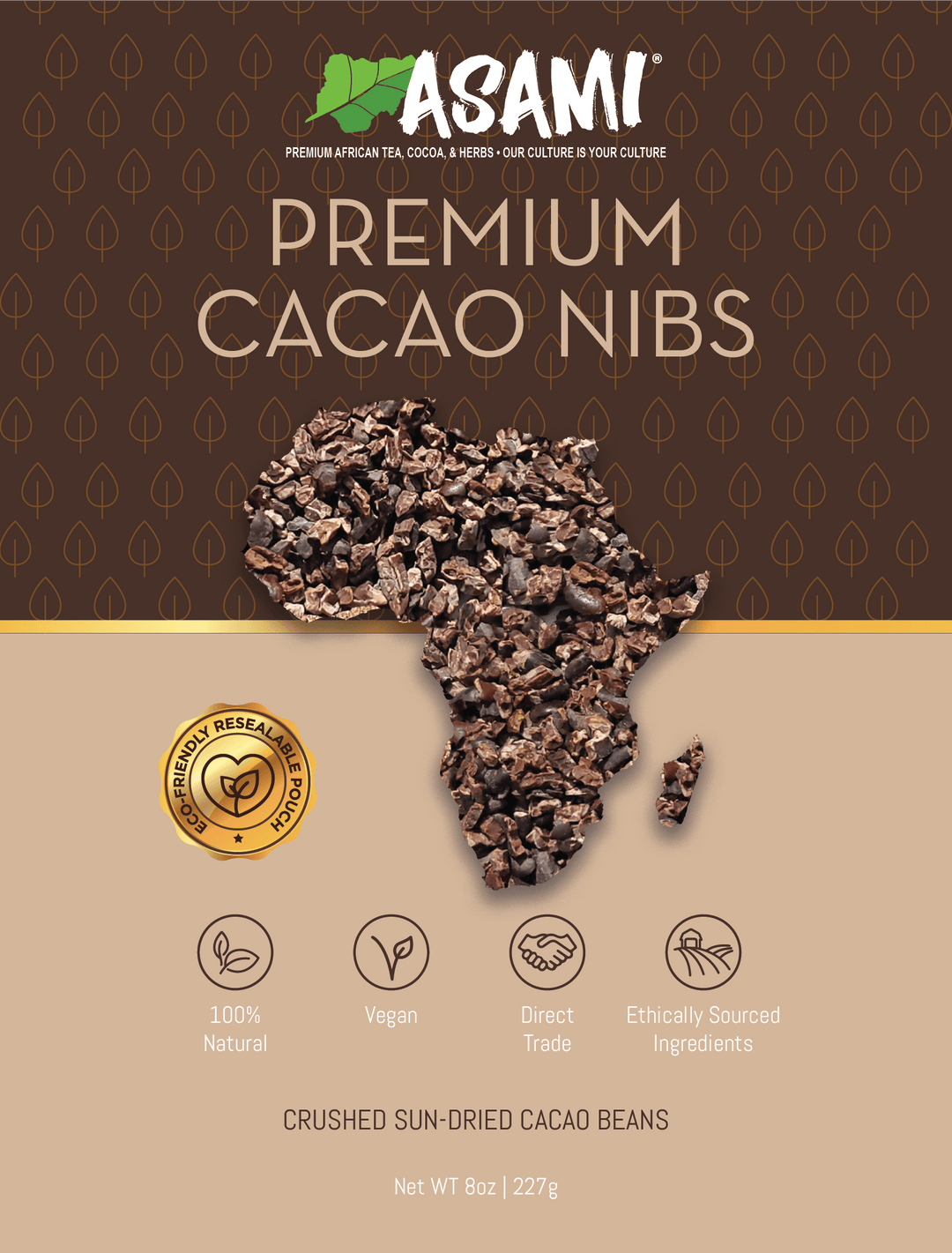 Cacao Nibs - SuperFoods Raw Cacao Nibs – Asami Tea Shop