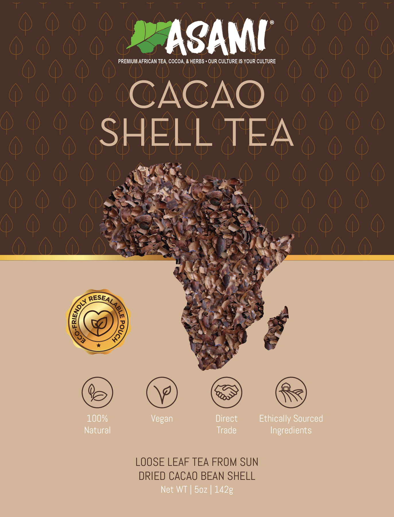 Cacao Shell Tea | Cocoa Husk Tea | Chocolate tea – Asami Tea Shop