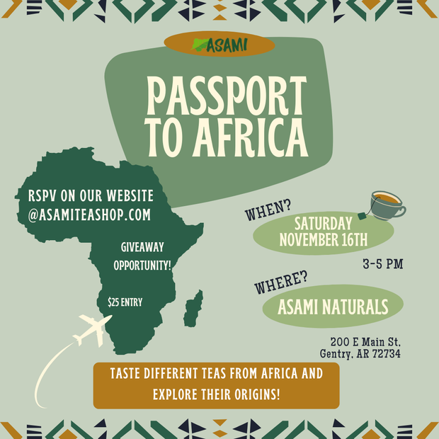 Passport to African Tea Experience | Tea and Pastry Pairing