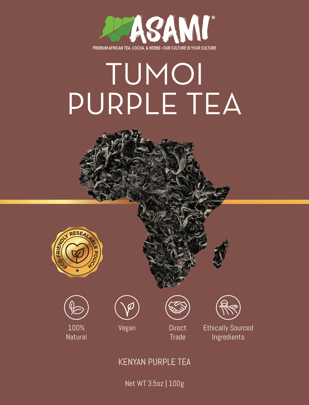 Premium Tumoi Purple African Tea - Asami Tea Shop