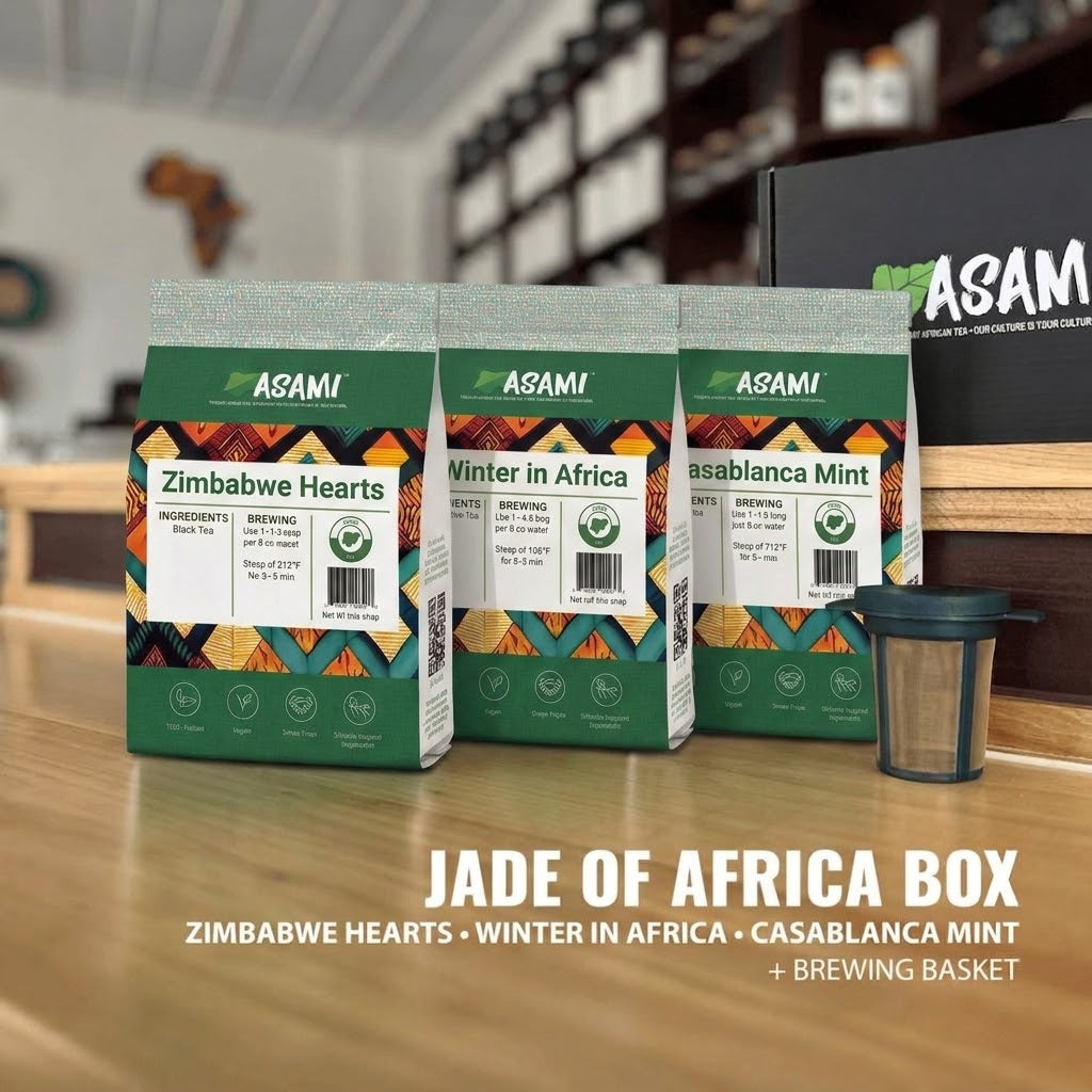 Jade of African Tea Box | Green Tea – Asami Tea Shop